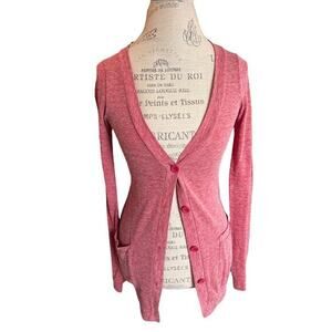 BDG long sleeve cardigan sweater - button up, vneck size XS